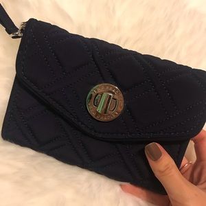 Vera Bradley Navy Wristlet Wallet